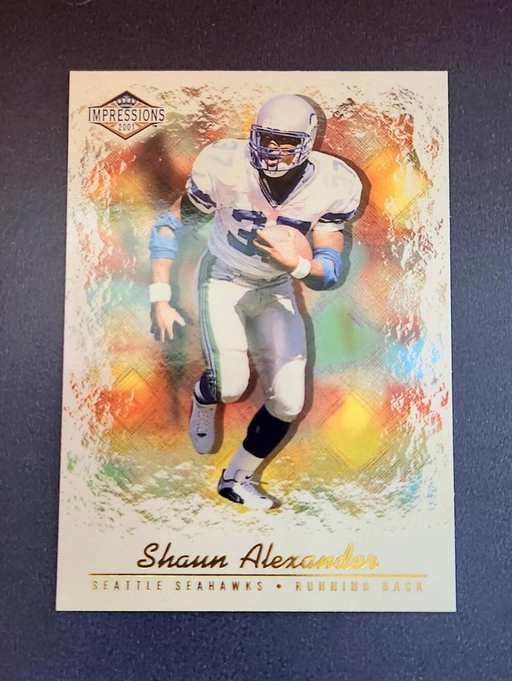 2001 Pacific Impressions Retail #126 Shaun Alexander Football Card